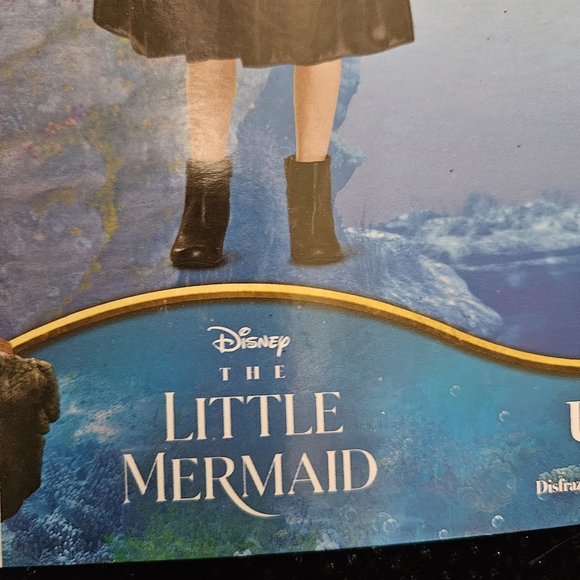 Ursula Child Costume Halloween S(6/6X) Disney The Little Mermaid 6+ BRAND NEW - Picture 6 of 11